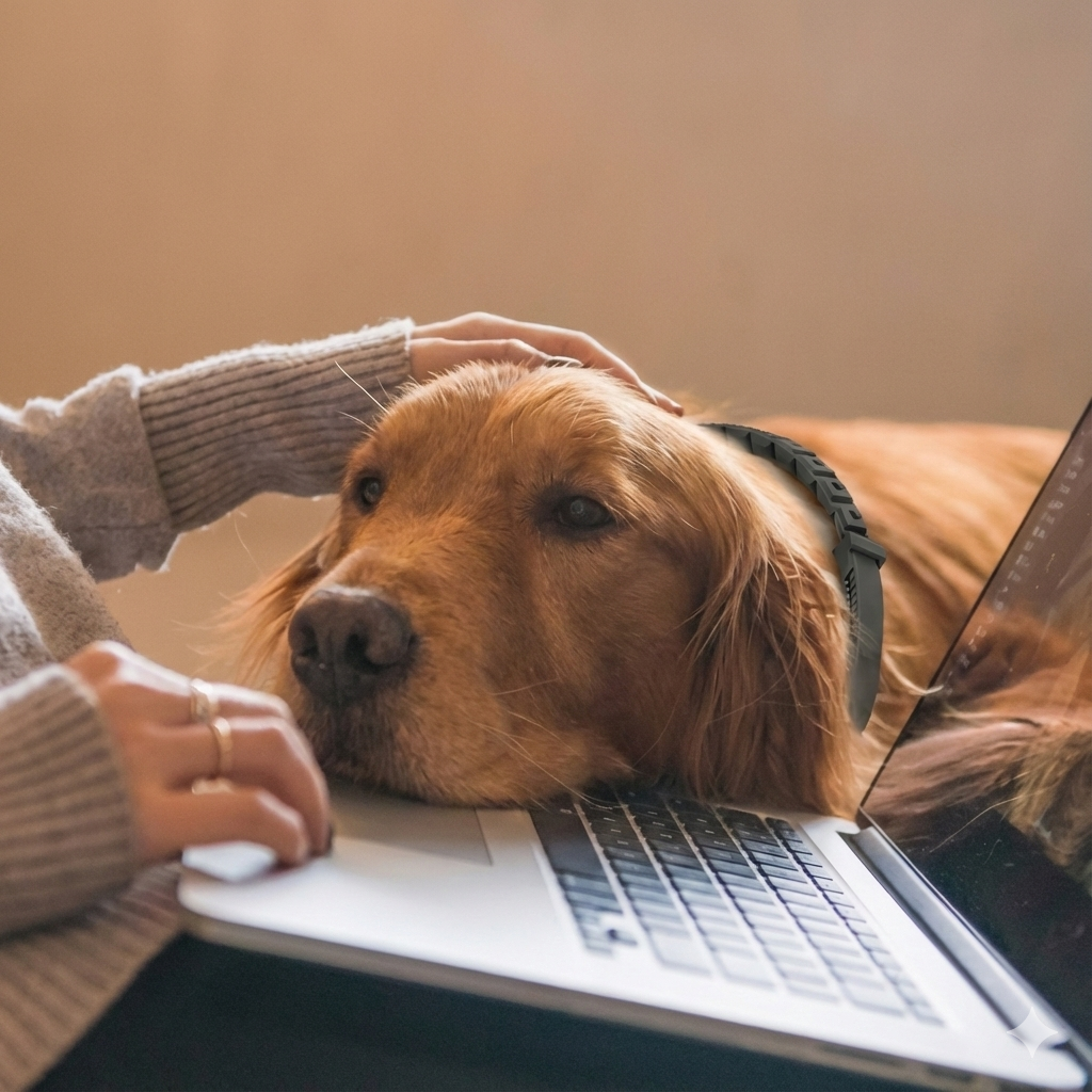 קולר מרגיע לכלבים.